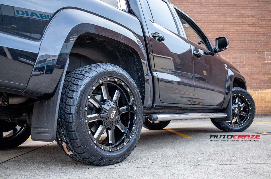 VOLKSWAGEN AMAROK MAMMOTH XD GLOSS BLACK MILLED